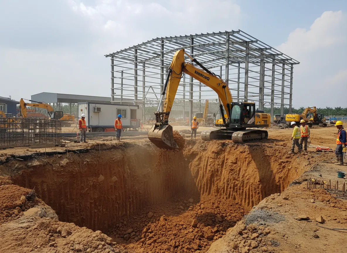 Galian Pondasi PT. Agri Mandiri Sejahtera